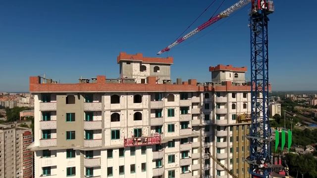 СМАРТ дом на Гагарина | Ход строительства. Июнь 2017 | Капитал строитель - жилья! смотреть онлайн