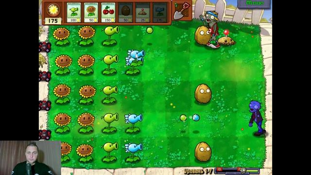 Plants vs. Zombies. Прохождение #1. АТАКУЮТ ЗОМБИ. ДА ПОМОГУТ НАМ РАСТЕНИЯ!!! смотреть онлайн