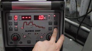 Настройки Triton Alumig 250P synergic