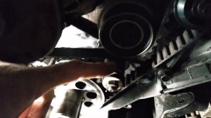 установка ремня ГРМ, балансировочных валов D4BH