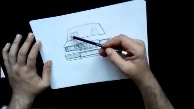 Как нарисовать машину Ваз 2107 карандашом смотреть онлайн