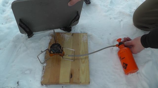 Газовая горелка или бензиновая при минус 10? Тест! смотреть онлайн