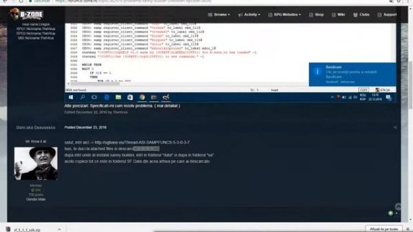 Solving unknown error opcode 0b34 for sannybuilder