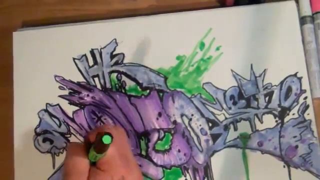 Los Angeles Graffiti Black Book BETOE TKO Drawing Action смотреть онлайн