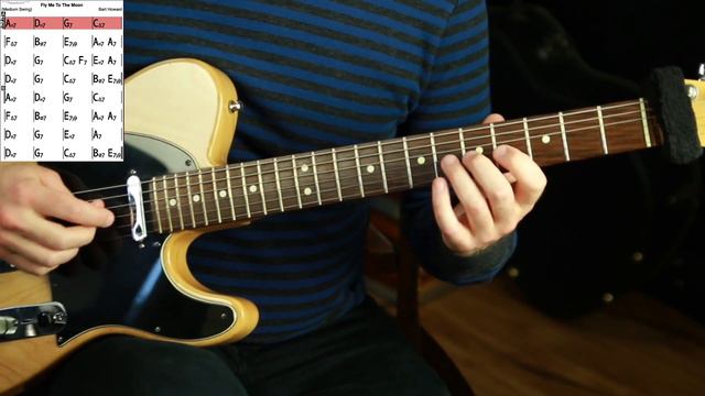 How to Start Soloing With Chord Tones || chord tone improvisation on Fly Me To The Moon смотреть онлайн