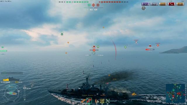 World of Warships - USS Colorado Tier 7 Battleship - Not that bad смотреть онлайн