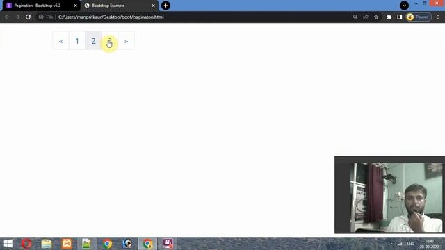 Bootstrap Pagination in Bootstrap5 in Hindi Urdu смотреть онлайн