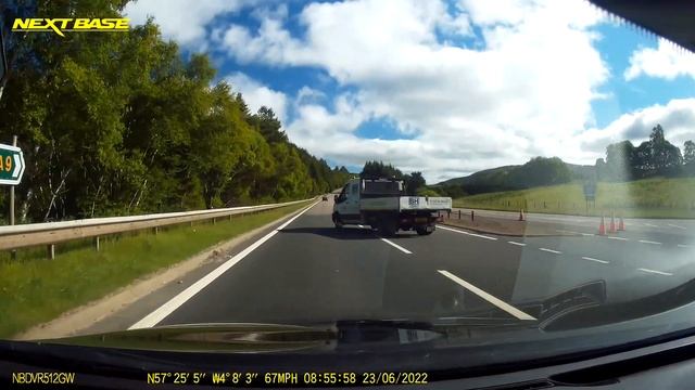 Another day, another commute on the A9. смотреть онлайн