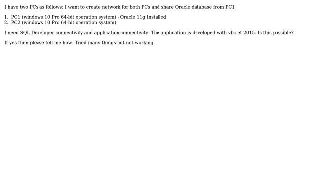 Databases: Oracle 11g connectivity over windows based client-server net смотреть онлайн