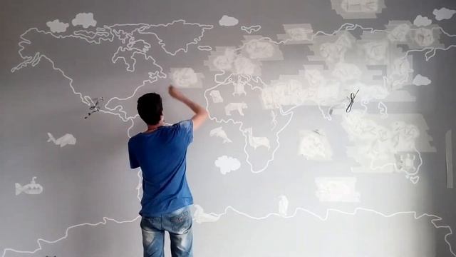 Роспись стен в детской. Процесс. Grafit-1 смотреть онлайн