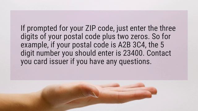 What is my 5 digit zip code Canada? смотреть онлайн