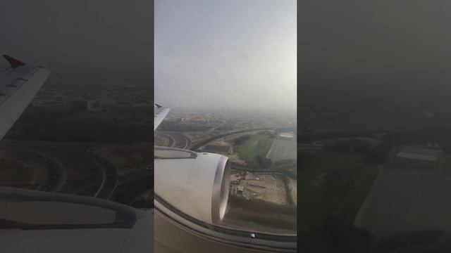 Flight Landing to Sharjah Airport | Top View of Sharjah and Ras Al Khaimah | #shorts смотреть онлайн