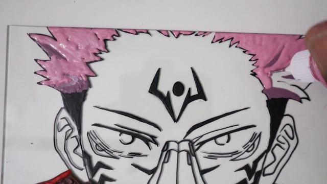 *GIVEAWAY* Anime Glass Painting: Yuji Itadori from jujutsu Kaisan смотреть онлайн