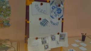 Рисование "Гжельские узоры". Старшая группа.  Воспитатель Скирдина Екатерина Ивановна.