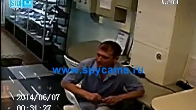 Определение лица человека на примере камеры KDM-6364GF смотреть онлайн