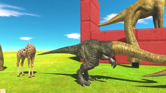 Brachiosaurus Dinosaur Puzzle Battle -Animal Revolt Battle Simulator смотреть онлайн