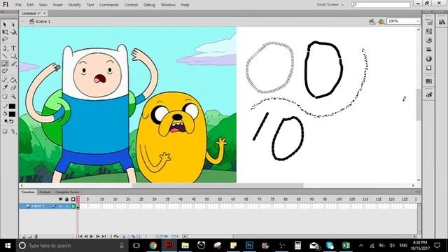 How to draw CLEAN LINES in Adobe Flash, drawing tutorial in Flash смотреть онлайн