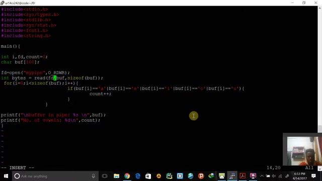 unix Lab 9 : INTERPROCESS COMMUNICATION USING PIPES смотреть онлайн