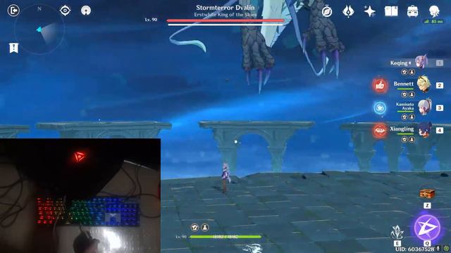 Using Chopsticks with Feet to Defeat Dvalin (No Mouse) | Genshin Impact смотреть онлайн