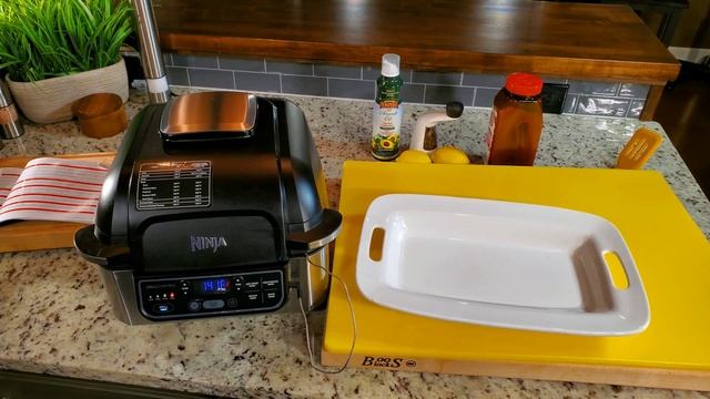 GRILLED SALMON INDOORS | NINJA FOODI PRO GRILL with SMART PROBE смотреть онлайн