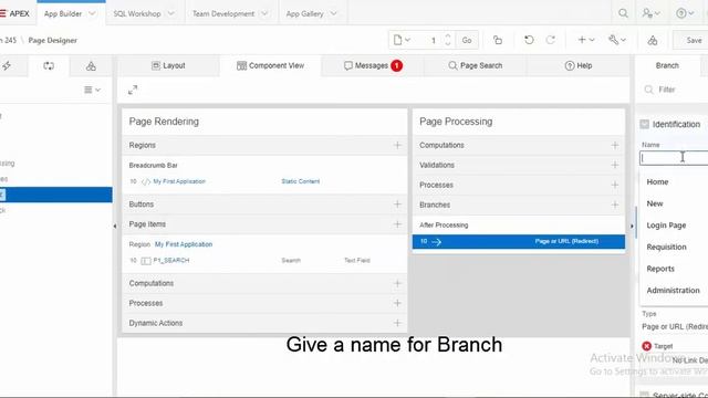 Branches | Oracle APEX | A to Z Oracle APEX | Bangla with English Subtitle смотреть онлайн