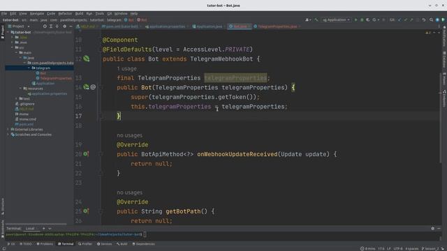 РАЗРАБОТКА ТЕЛЕГРАМ БОТОВ НА JAVA | СВЯЗЬ С ТЕЛЕГРАМ БОТОМ смотреть онлайн