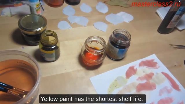 Silk Flowers. Rose Tais. Video Lesson 1 - Great Course Example