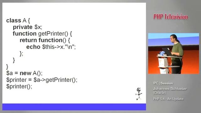 PHP 5.4 -- An Update - Johannes Schlüter | IPC11 смотреть онлайн