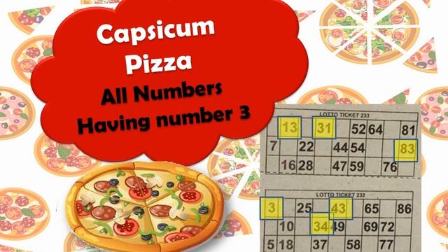 "Pizza Mania" Very Unique Theme Idea for with Standard Tambola or housie Tickets, Bingo game ideas смотреть онлайн