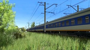 Реальные звуки в Trainz New Era 🔸 ЧС2Т-980 с пассажирским поездом