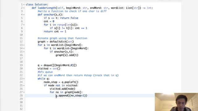 Leetcode - Word Ladder (Python) смотреть онлайн
