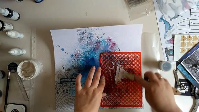 Mixed Media Layout "Memory". Step-by-step tutorial. смотреть онлайн