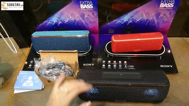 Khui hộp loa Sony XB41 | Dòng loa di động không dây cực khủng của Sony 2018 - www.songtan.vn смотреть онлайн