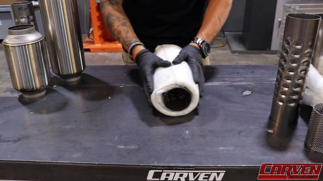 Carven-TR Series Universal Performance Muffler Breakdown смотреть онлайн