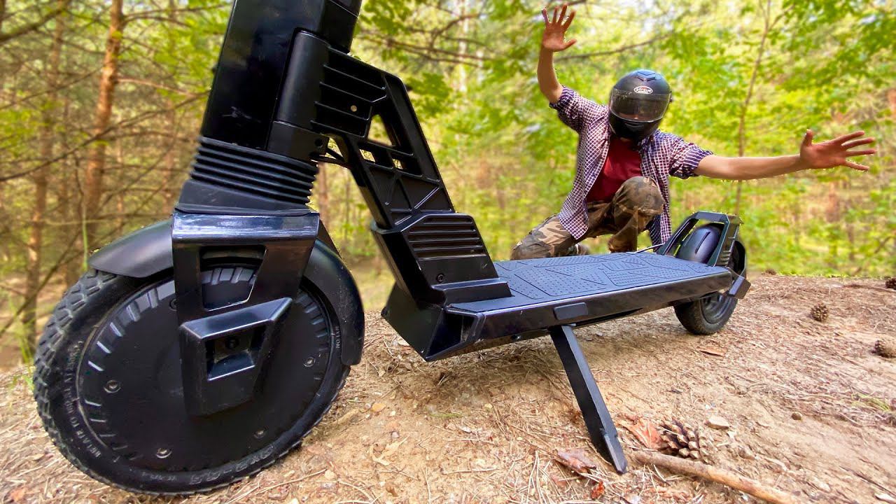 Новый Куго! Электросамокат-винтовка, две батареи, рекордный пробег! Kugoo Kirin HX Plus 2021 смотреть онлайн