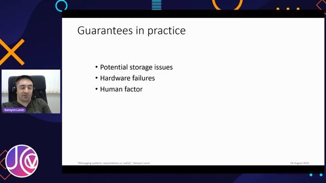 Messaging systems: expectations vs reality | JaCoV | RU смотреть онлайн