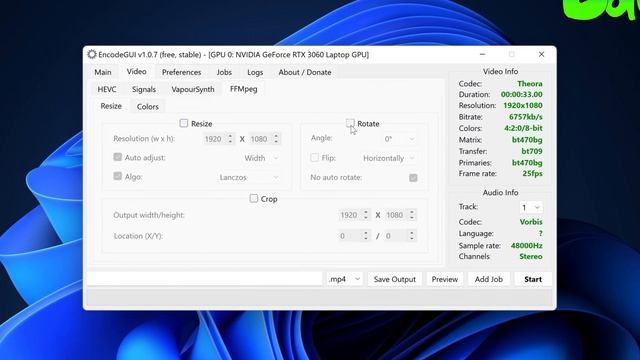 [EncodeGUI Official Video Tutorial] How to Use the FFmpeg Filters (Crop, Resize, Rotate, Sharpening смотреть онлайн
