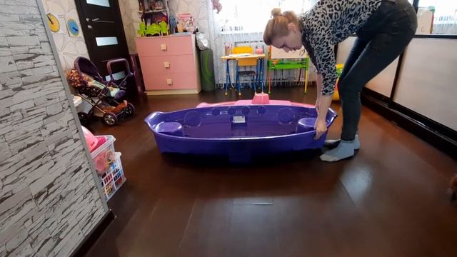 Распаковка — Песочница-бассейн Doloni