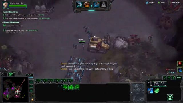 StarCraft 2 Co-Op Mutation #117 - Out of Sight смотреть онлайн