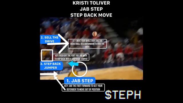 How To BREAK ANKLES: Kristi Toliver Jab Step Step Back Move (WNBA) смотреть онлайн