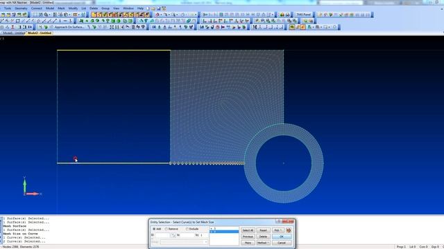 8 Задача Кирша. Растяжение пластины с отверстием смотреть онлайн