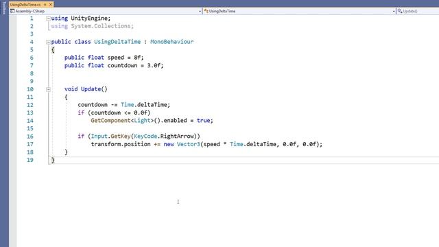 C# DeltaTime in Unity! - Beginner Scripting Tutorial смотреть онлайн