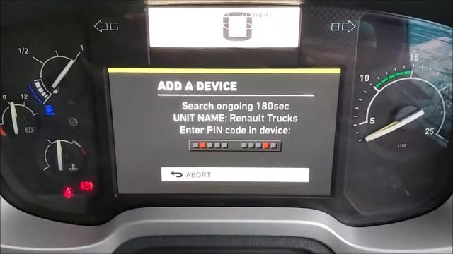 How To Pair/Connect Bluetooth Device - Phone Connection Renault T Series Truck смотреть онлайн