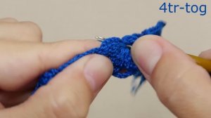Цветочный УЗОР КРЮЧКОМ всего 2 ряда!!!  легкое ВЯЗАНИЕ для новичков EASY Crochet for beginners