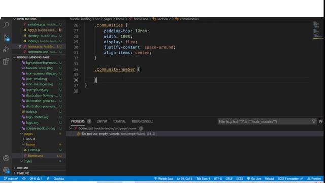 Responsive Website landing page with React and SCSS | Web Development Tutorial смотреть онлайн