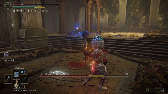 Sir Gideon Ofnir gets destroyed by magic Boss fight Elden Ring #eldenring смотреть онлайн
