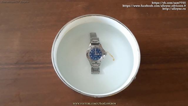Проверяем водостойкость часов Восток Амфибия, модель 120812 смотреть онлайн
