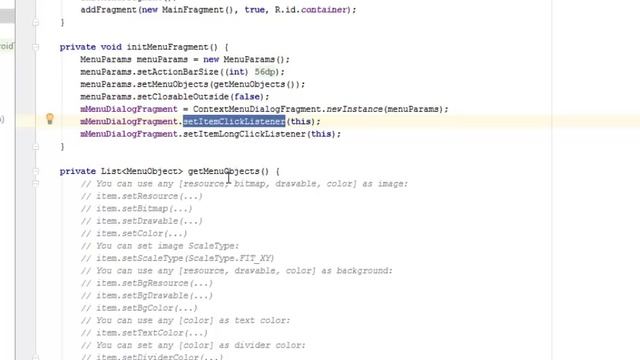 ANDROID CONTEXT MENU смотреть онлайн