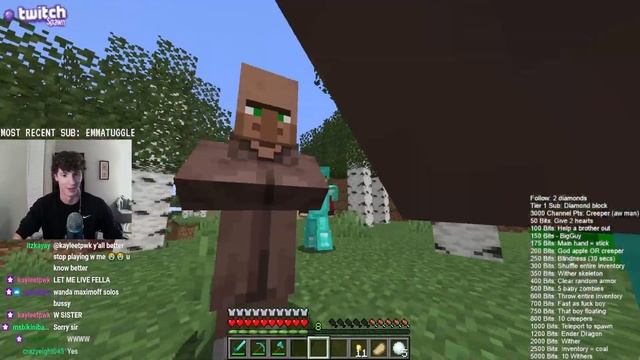 My Twin Sister Plays Minecraft for the 1st Time.... смотреть онлайн