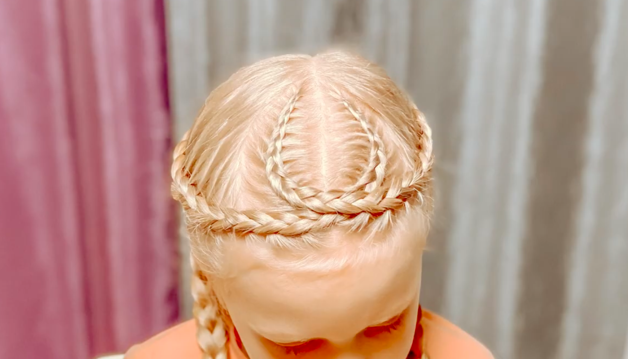 Косы наизнанку с необычным переплётом смотреть онлайн